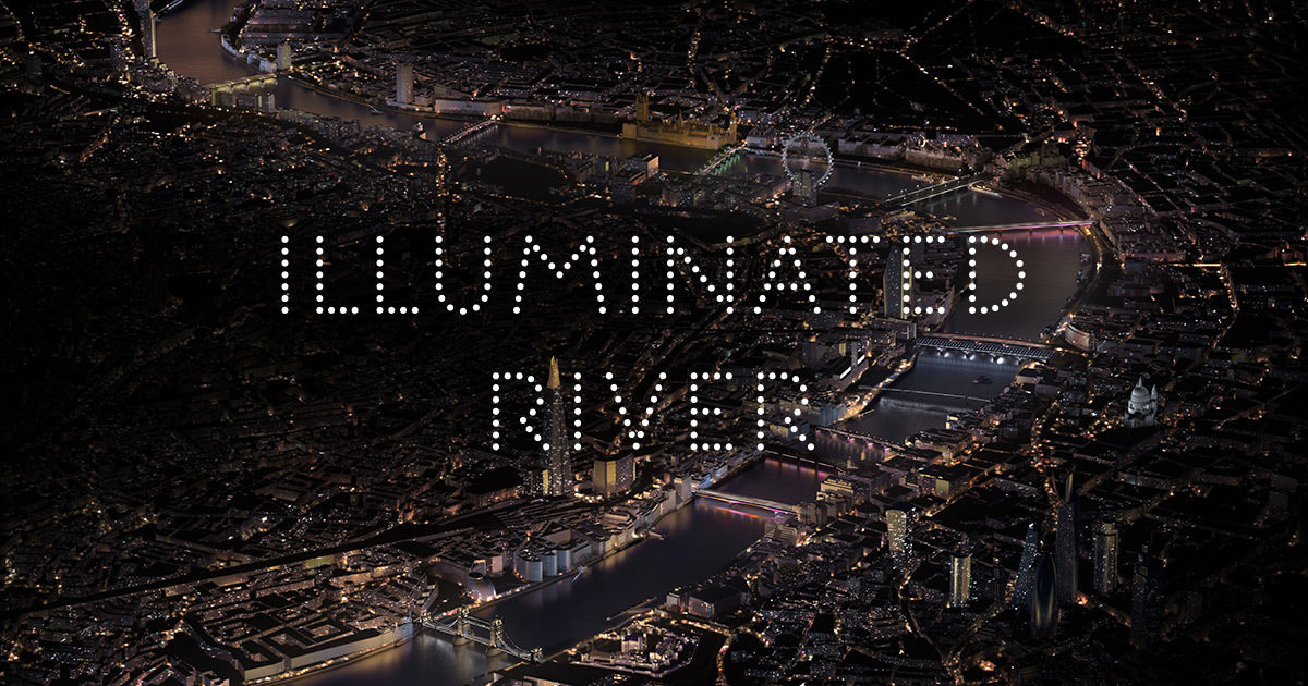 Illuminated river 